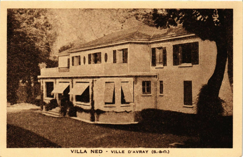Carte postale ancienne Villa Ned - Ville d'Avray à Ville-d'Avray