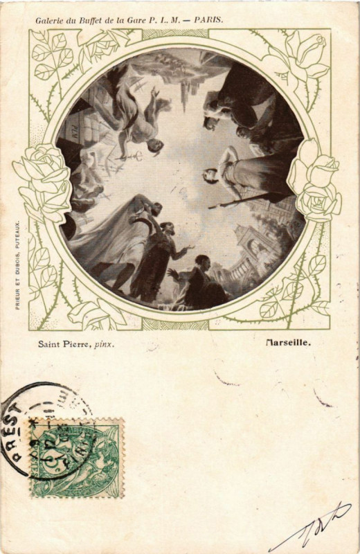 Carte postale ancienne Marseille - St-Pierre à Marseille