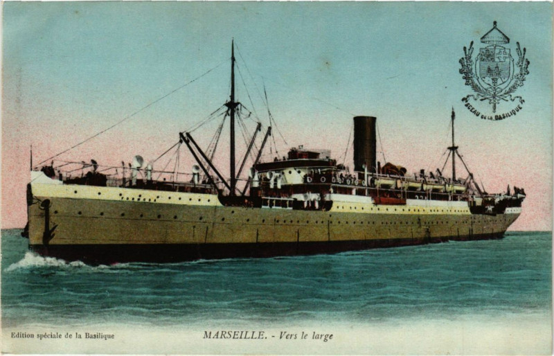 Carte postale ancienne Marseille - Vers le Large à Marseille