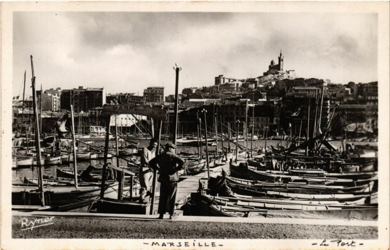 Carte postale ancienne Marseille - Le Port à Marseille