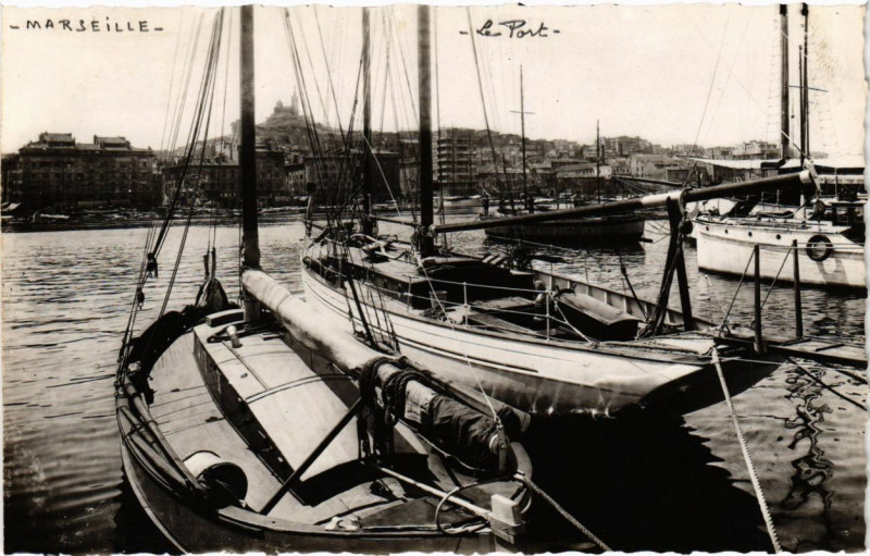 Carte postale ancienne Marseille - Le Port à Marseille