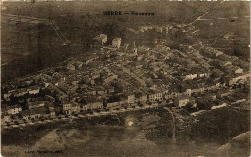 Carte postale ancienne Berre - Panorama