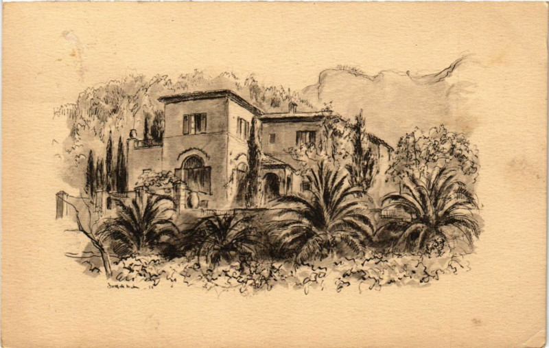 Carte postale ancienne Cassis-sur-Mer - Mas Canais à Cassis