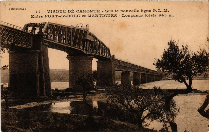 Carte postale ancienne Viaduc de Caronte