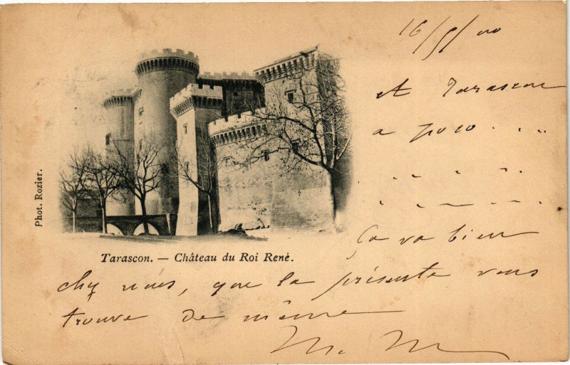 Carte postale ancienne Tarascon-Chateau du Roi Rene à Tarascon