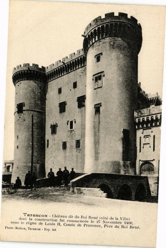 Carte postale ancienne Tarascon-Chateau dit du Roi Rene à Tarascon