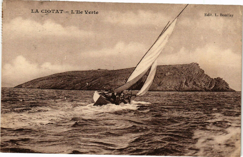 Carte postale ancienne La Ciotat-L'Ile Verte à La Ciotat