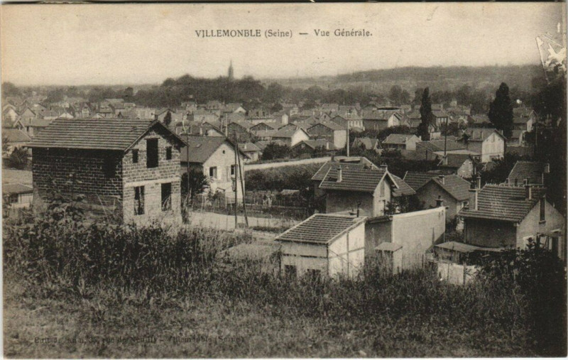 Carte postale ancienne Villemomble - Vue generale à Villemomble