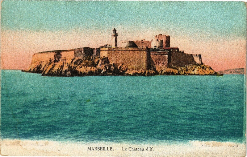 Carte postale ancienne Marseille-Le Chateau d'If à Marseille