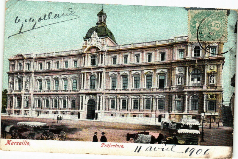 Carte postale ancienne Marseille-Préfecture à Marseille