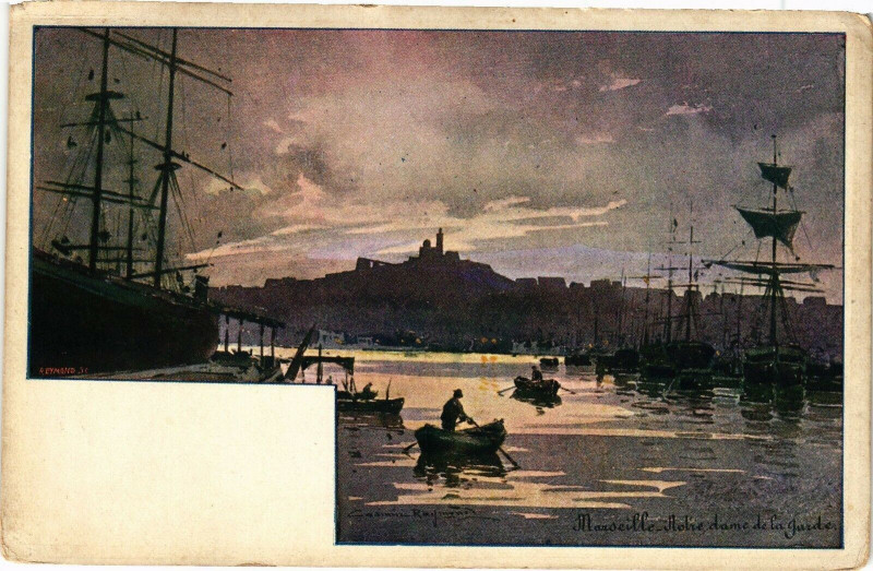 Carte postale ancienne Marseille-Notre Dame de la Garde à Marseille