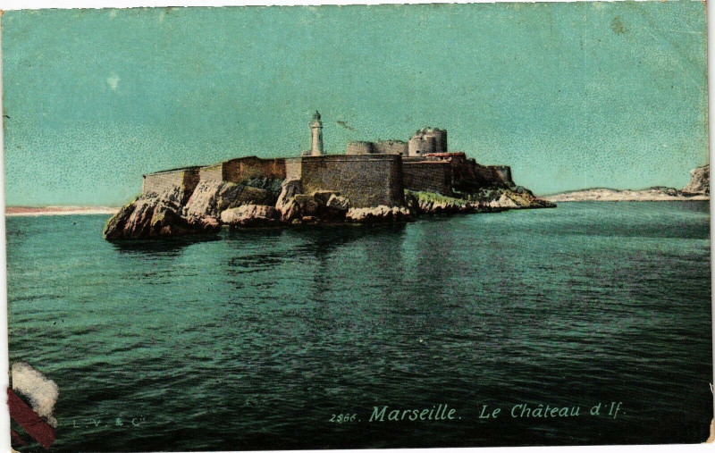 Carte postale ancienne Marseille-Le Chateau d'If à Marseille