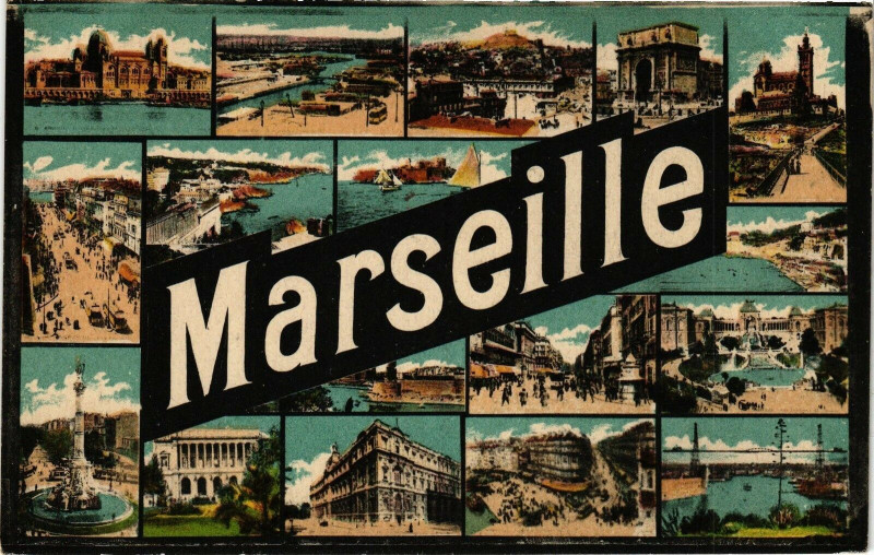 Carte postale ancienne Marseille à Marseille