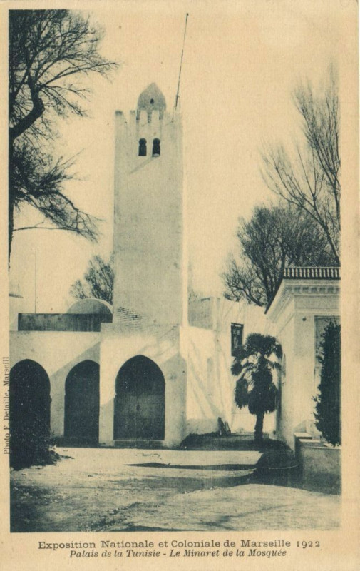 Carte postale ancienne Marseille Expo Nationale et Coloniale 1922 - Palais de la Tu... à Marseille