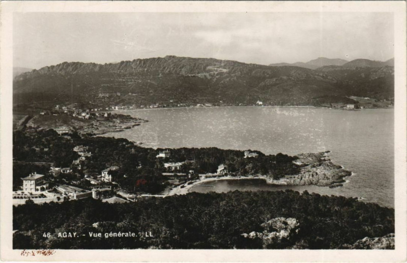 Carte postale ancienne Agay Vue Generale