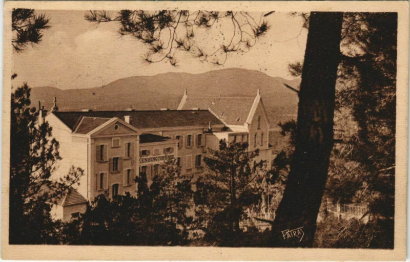 Carte postale ancienne La Croix-Valmer Vue des Maures à La Croix-Valmer