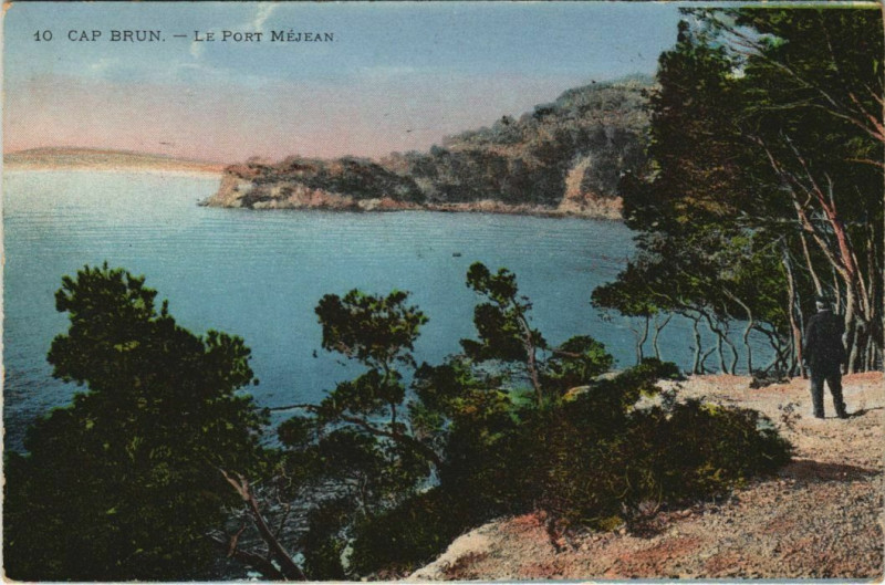 Carte postale ancienne Cap Brun - Le Port Mejean
