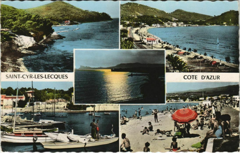 Carte postale ancienne Saint-Cyr-sur-Mer Les Lecques - Scenes à Saint-Cyr-sur-Mer