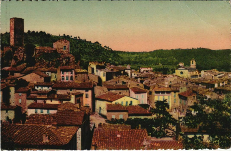 Carte postale ancienne Les Arcs La Tour de Villeneuve aux Arcs