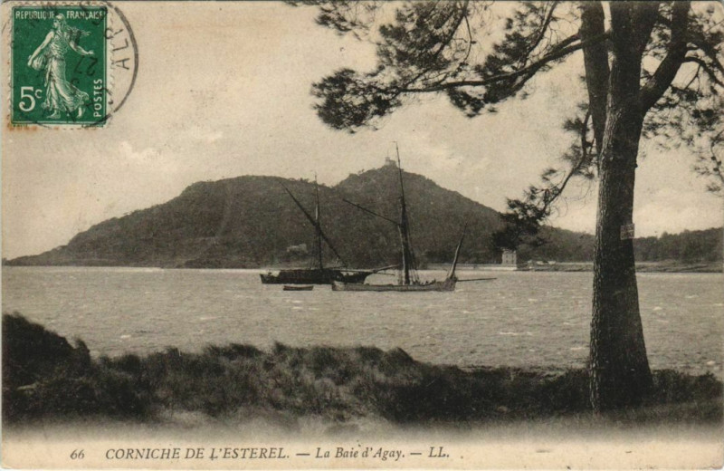 Carte postale ancienne Agay La Baie d'Agay