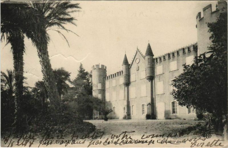 Carte postale ancienne Carqueiranne Le Chateau de Carqueiranne à Carqueiranne