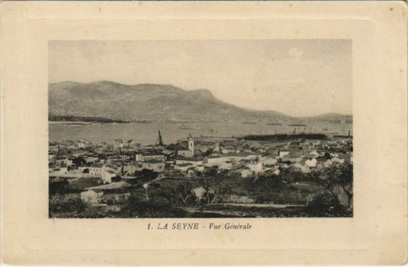 Carte postale ancienne La Seyne-sur-Mer Vue Generale à La Seyne-sur-Mer