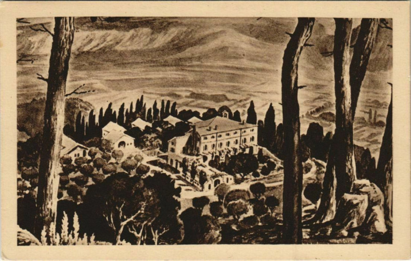 Carte postale ancienne Roquebrune-sur-Argens L'Ermitage des Camaldues de N.-D. De Pitie à Roquebrune-sur-Argens