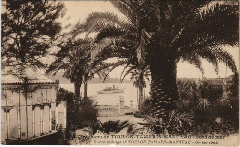 Carte postale ancienne Toulon - Tamaris - Monteau Environs - Bord de Mer à Toulon