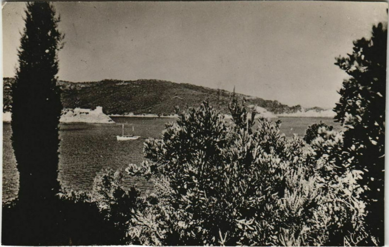 Carte postale ancienne Hyeres Port-Cros - Les Iles d'Hyeres - La Tour de Port-Man à Hyères