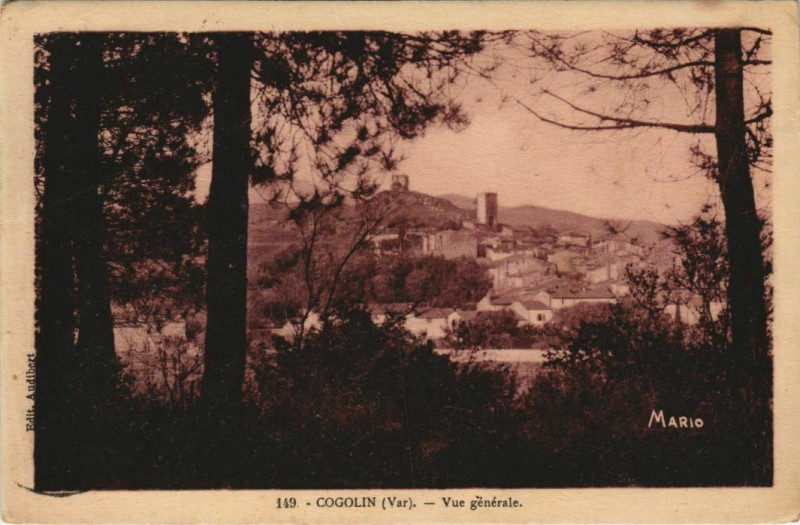 Carte postale ancienne Cogolin Vue Generale à Cogolin