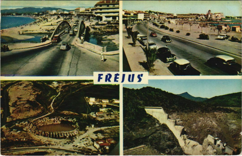 Carte postale ancienne Frejus Frejus-Plage - Scenes - 1961 à Fréjus