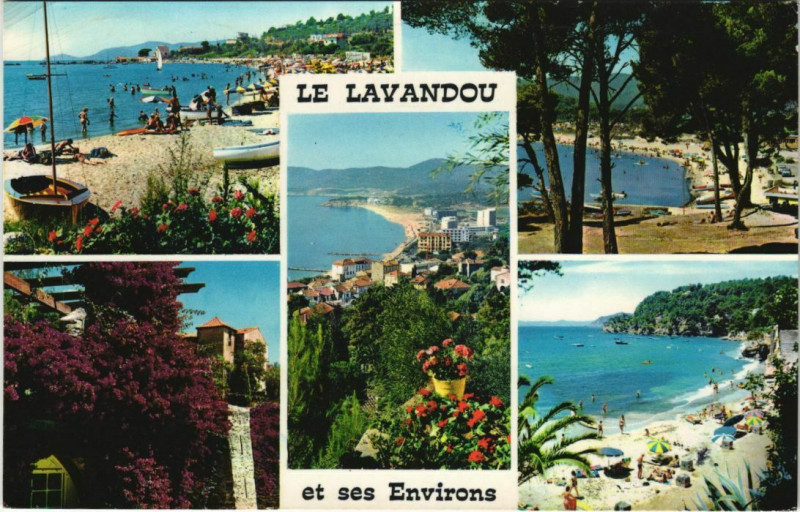 Carte postale ancienne Le Lavandou et ses Environs - Scenes - 1964 au Lavandou