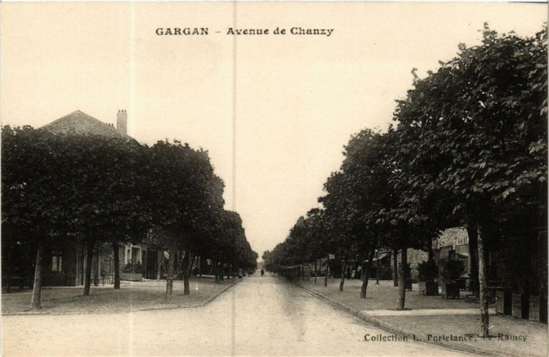 Carte postale ancienne Gargan Avenue de Chanzy