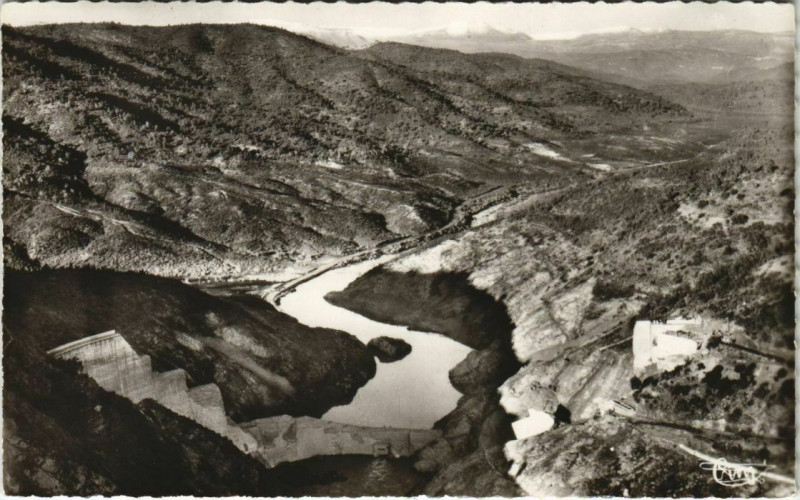 Carte postale ancienne Frejus Environs - Barrage de Malpasset apres la Catastrophe à Fréjus