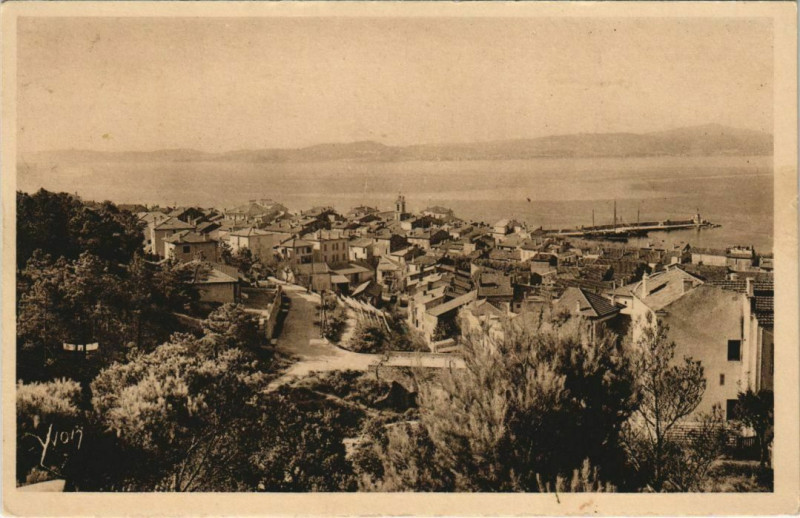 Carte postale ancienne Sainte-Maxime Vue Generale à Sainte-Maxime