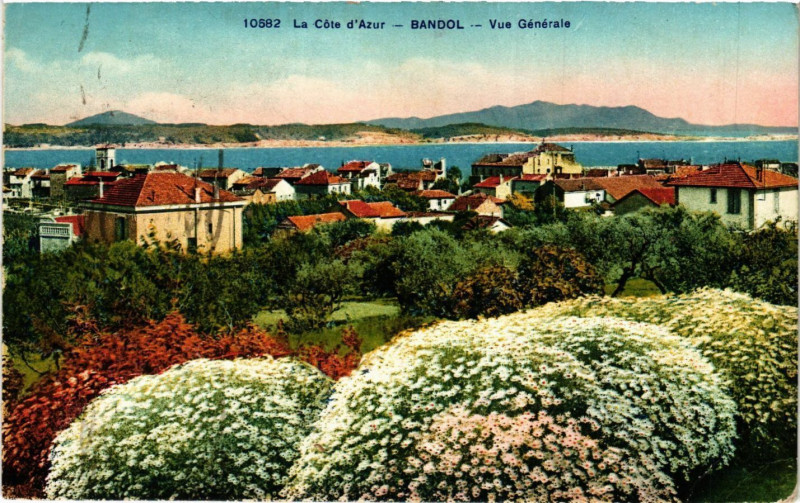 Carte postale ancienne Bandol - Vue générale à Bandol
