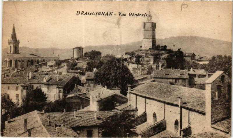 Carte postale ancienne Draguignan Vue générale à Draguignan