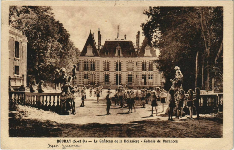 Carte postale ancienne Bouray Led Chateau de la Boissiere