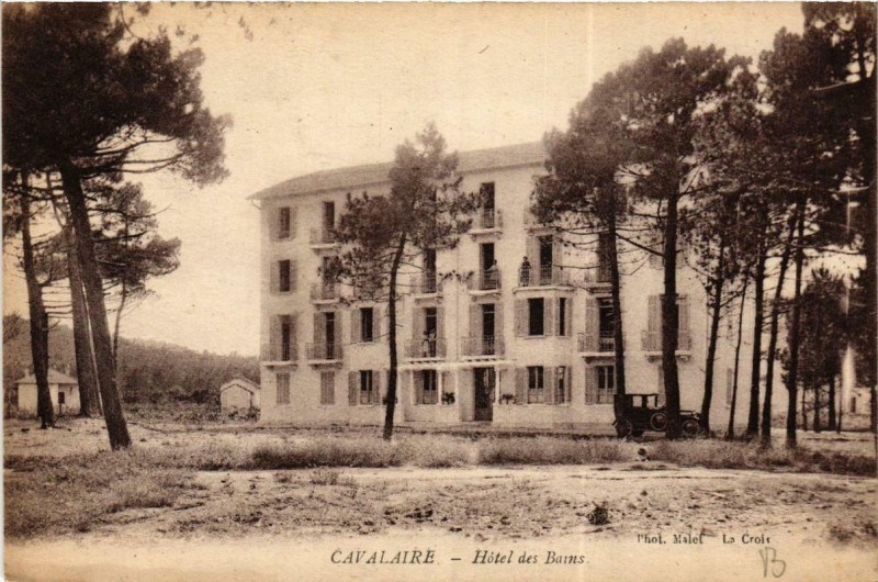 Carte postale ancienne Cavalaire Hotel des Bains
