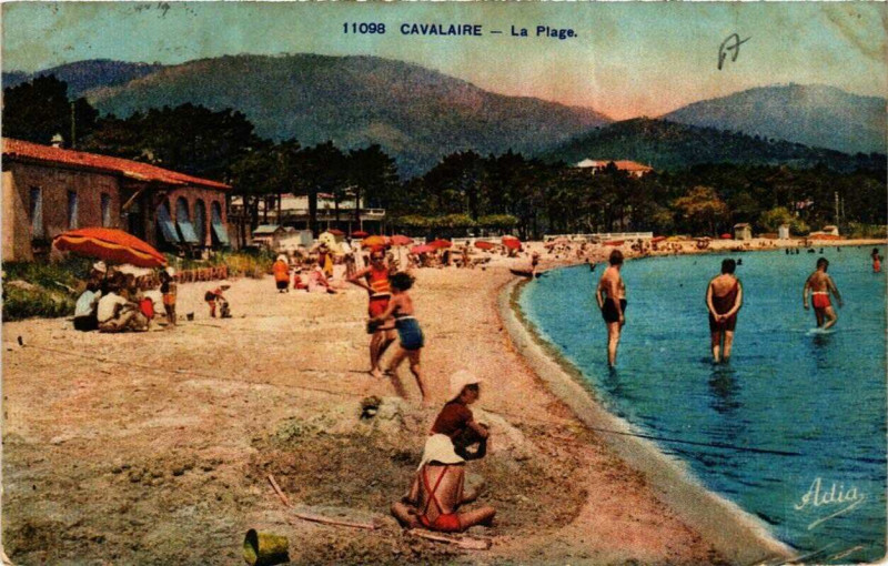 Carte postale ancienne Cavalaire La Plage
