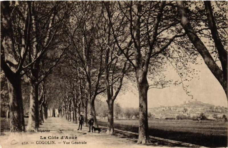Carte postale ancienne Cogolin Vue générale à Cogolin