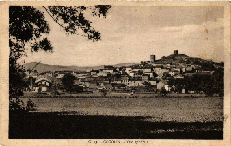 Carte postale ancienne Cogolin Vue générale à Cogolin