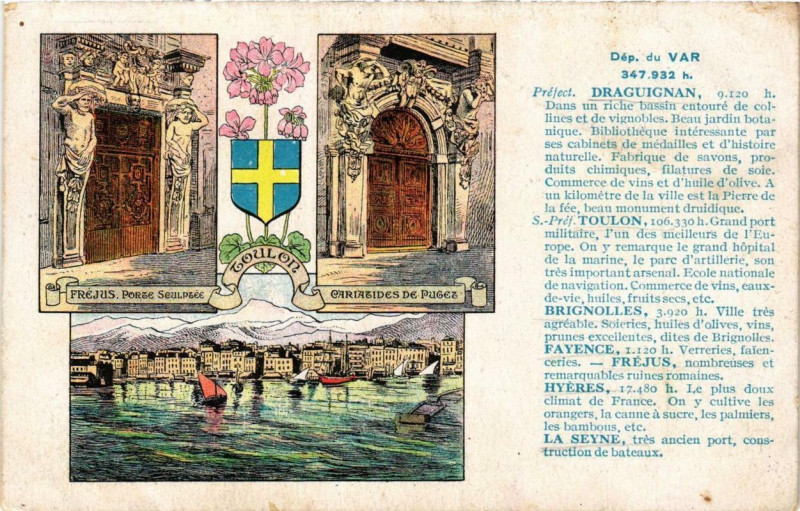 Carte postale ancienne Toulon à Toulon