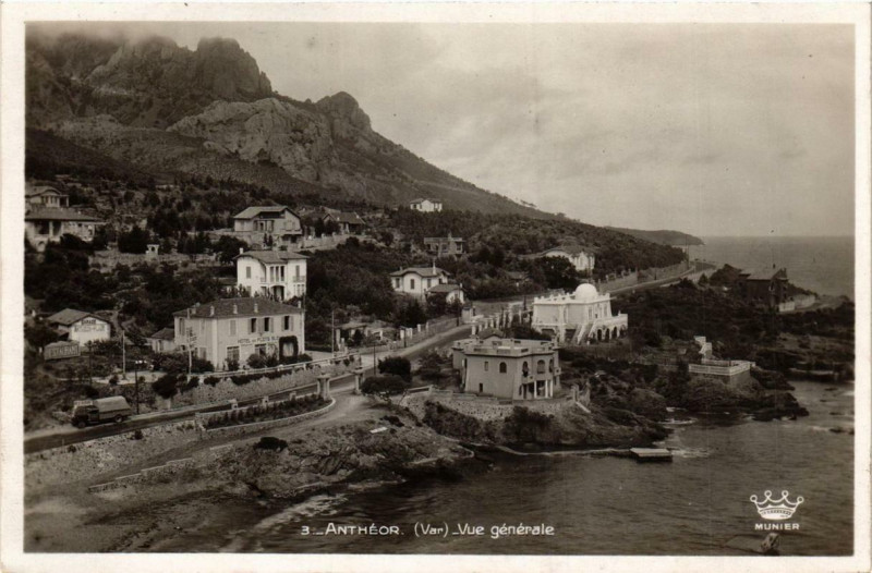 Carte postale ancienne Antheor Vue générale