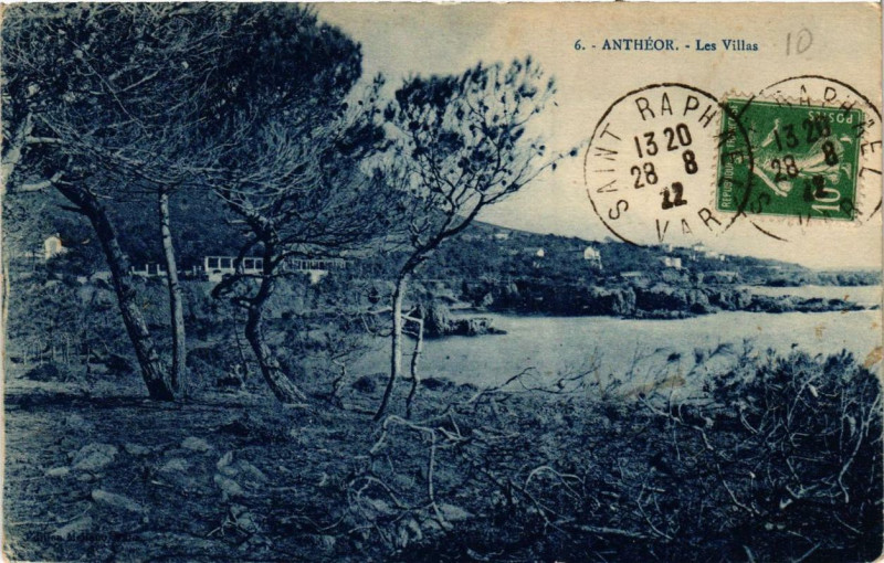 Carte postale ancienne Antheor Les Villas
