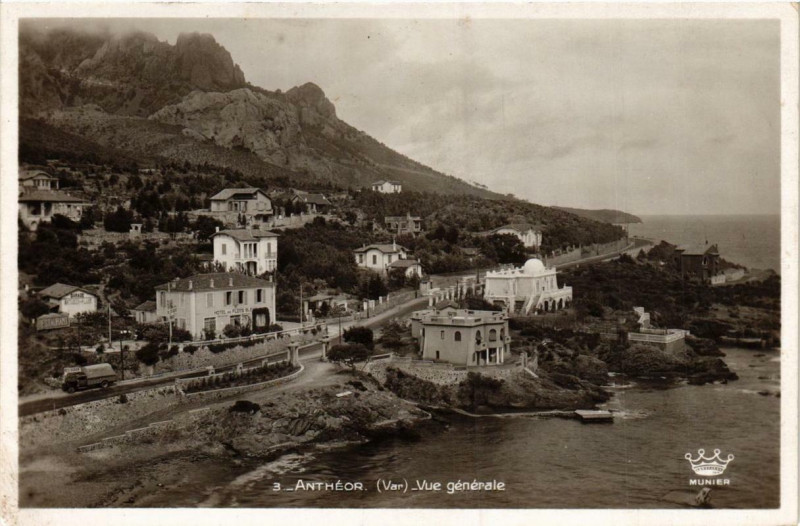 Carte postale ancienne Antheor Vue générale