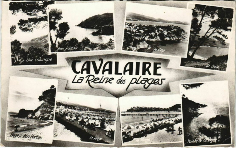 Carte postale ancienne Cavalaire sur Mer Souvenir France à Cavalaire-sur-Mer