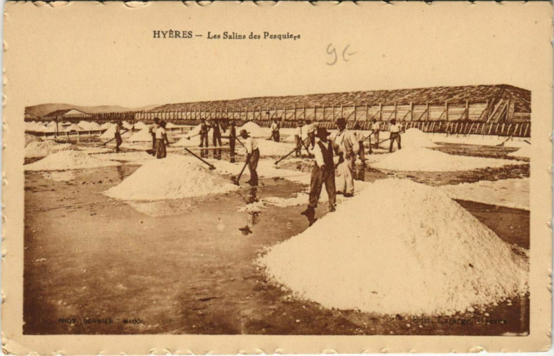 Carte postale ancienne Hyeres Les Salins des Pesquiers France à Hyères