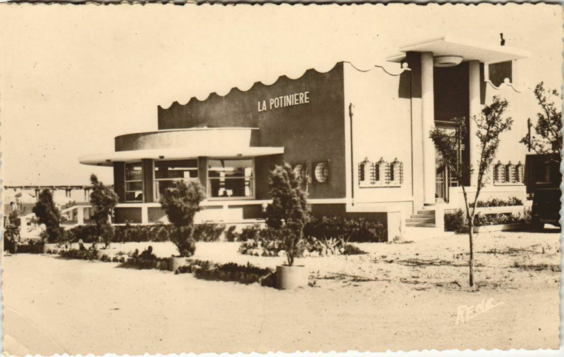 Carte postale ancienne Hyeres La Plage France à Hyères