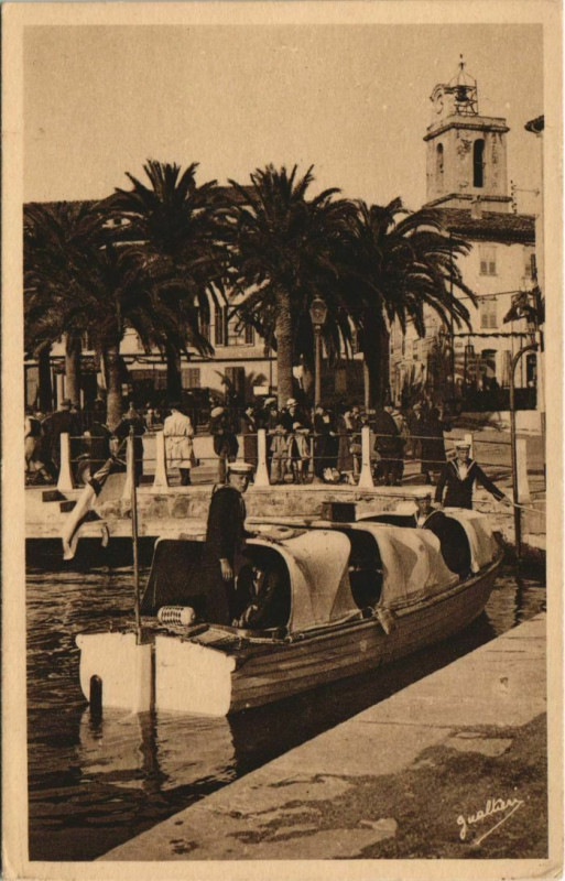 Carte postale ancienne Ste Maxime Matelots de l'Escadre Anglaise France